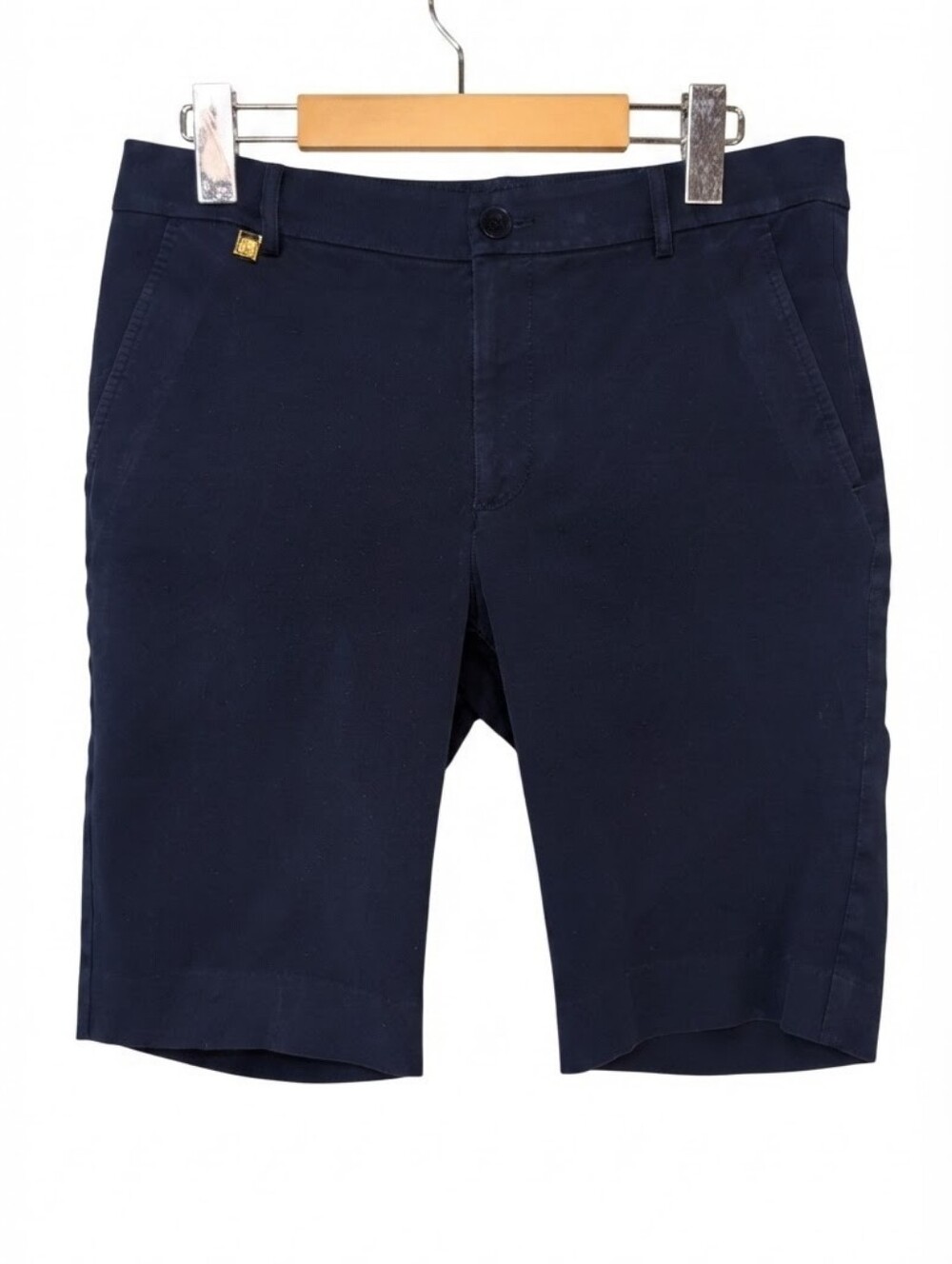 Lauren Ralph Lauren Navy Chino Shorts Classic Golf Womens Size 6 Blue Stretch
